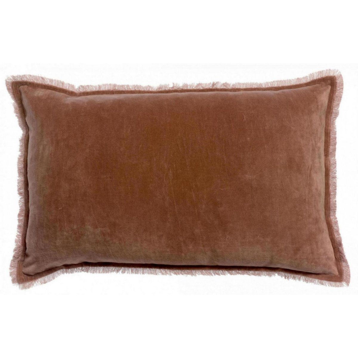 Fara effen kussen Rozenhout 40 x 65