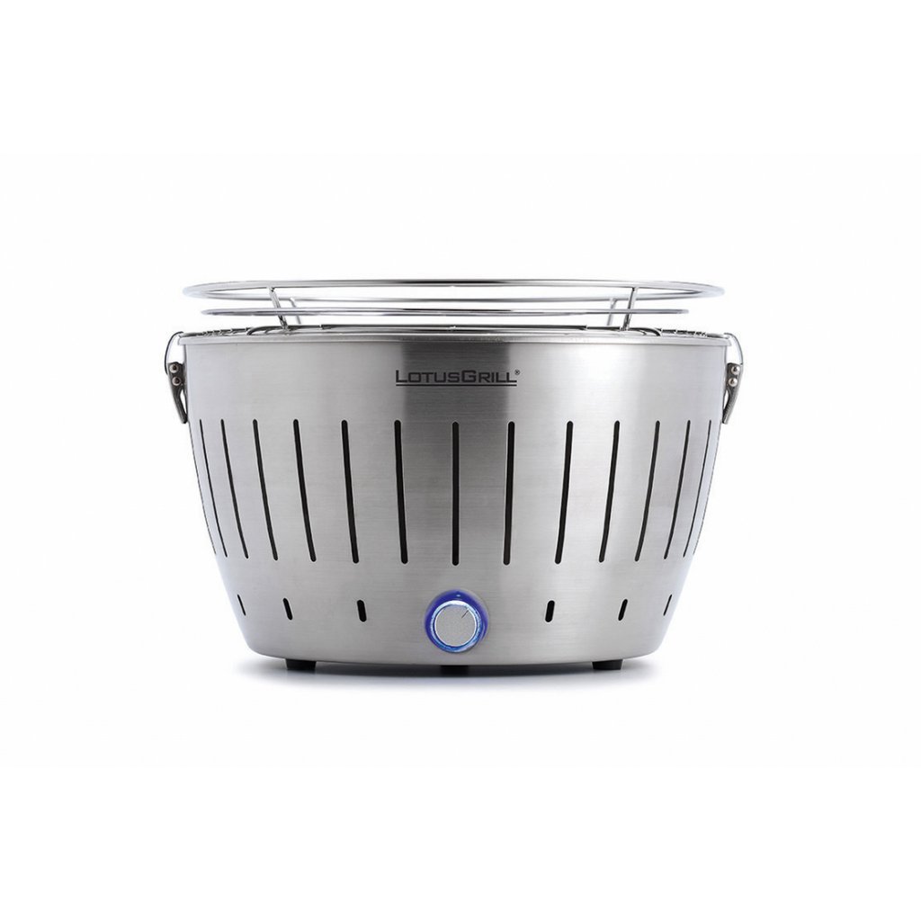 LotusGrill Classic Rookvrije & Draagbare houtskool Tafelbarbecue – Ø35 cm | Klaar in 3 Min.