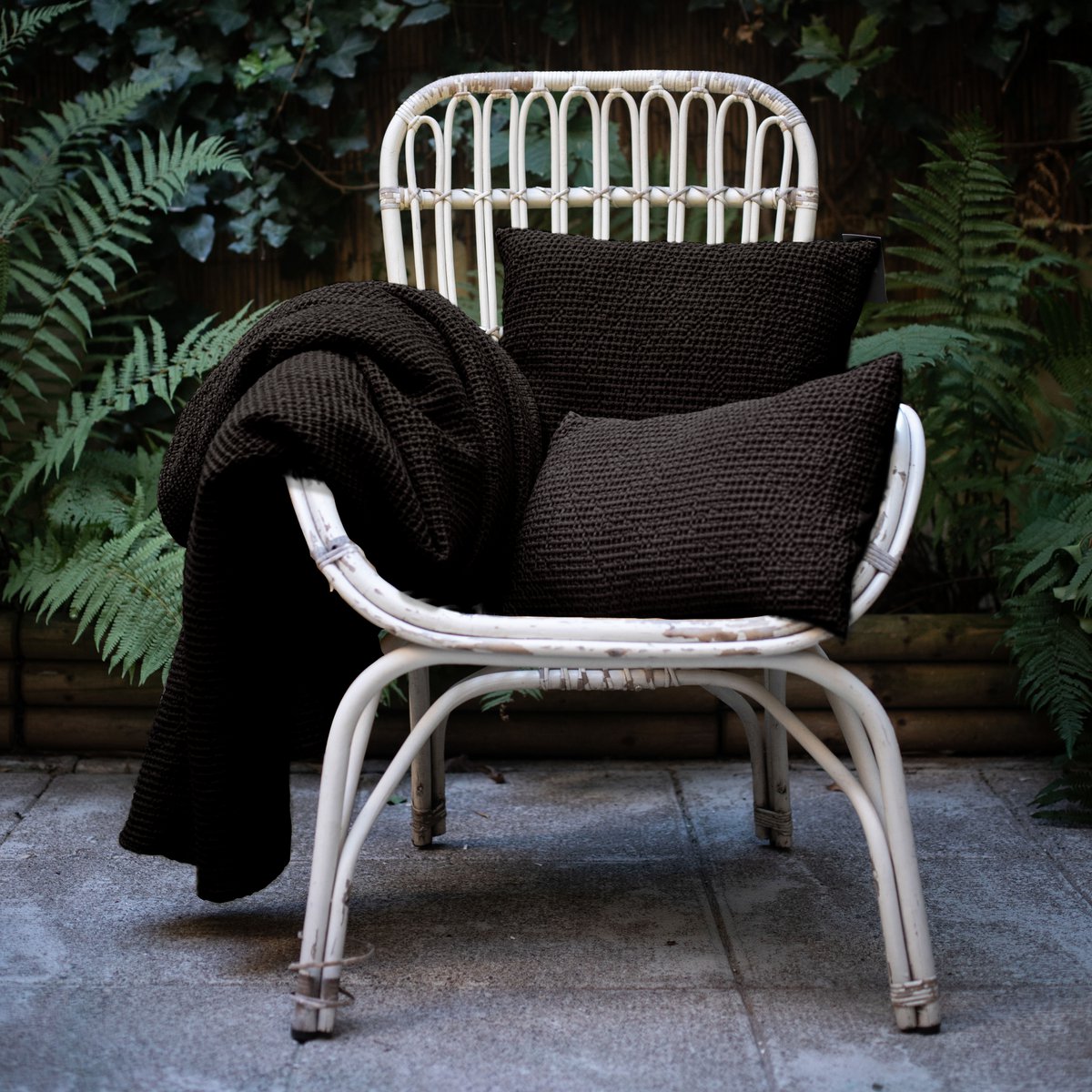 Maia Zwart Carbon Kussen 45 X 45