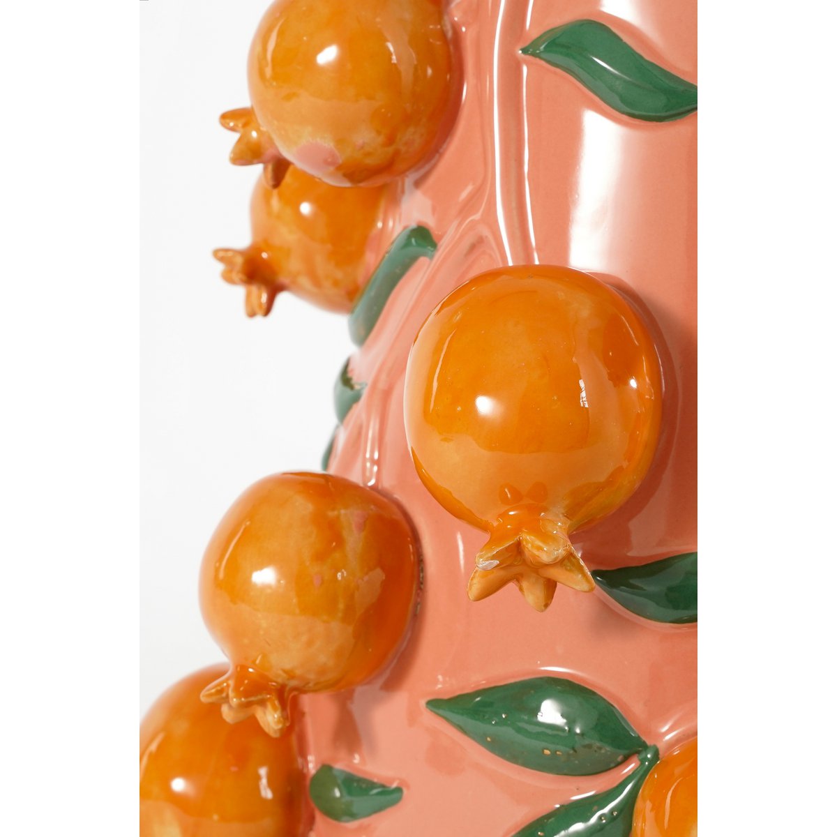 Melika Vaas - H31 x Ø34 cm - Keramiek - Roze