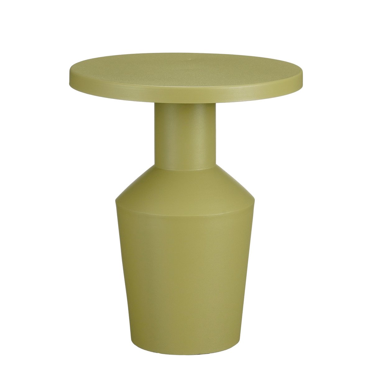 Feroza Bijzettafel - H41 x Ø34 cm - Metaal - Lichtgroen