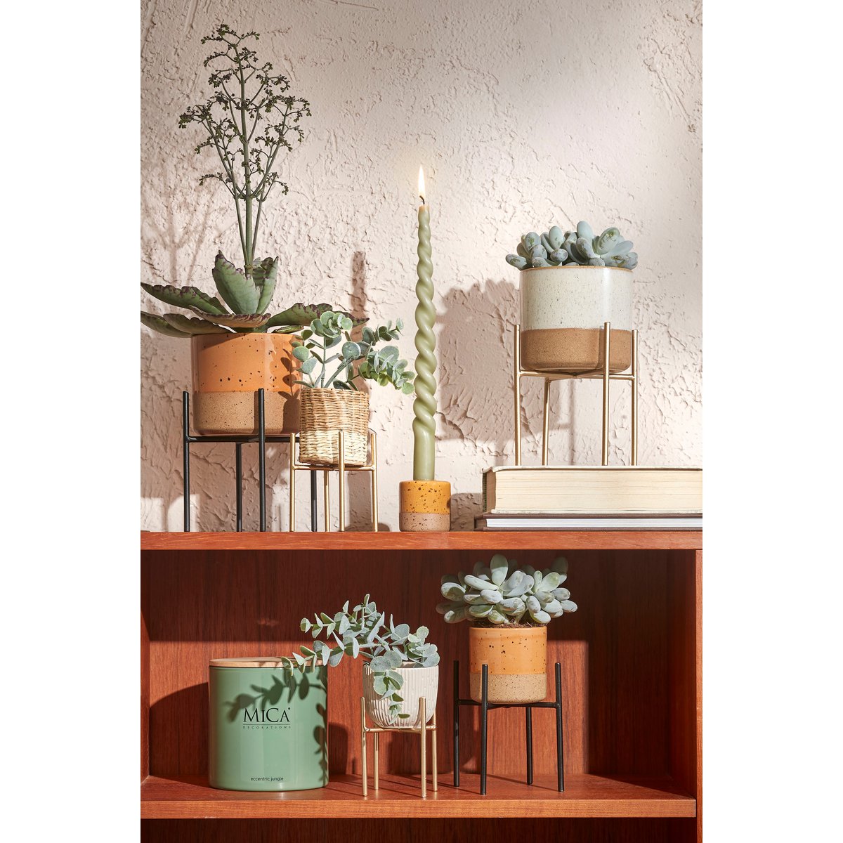 Scented candle - H12 x Ø12 cm - Eccentric Jungle
