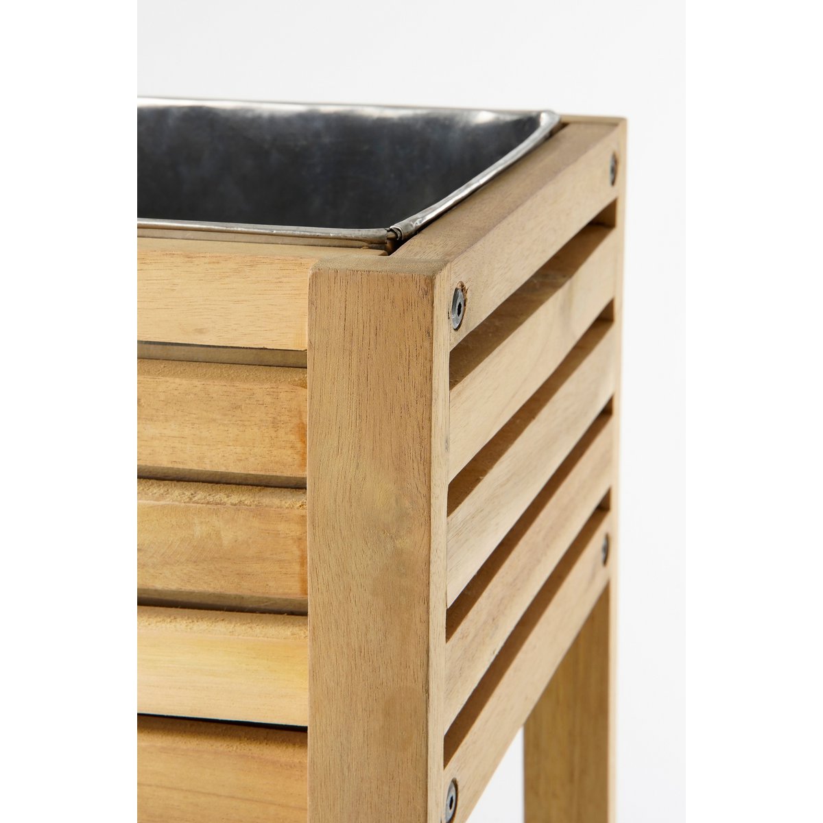 Glenwood Planter Rectangle for Outdoor - L70 x W30 x H75 cm - Acacia wood - Brown