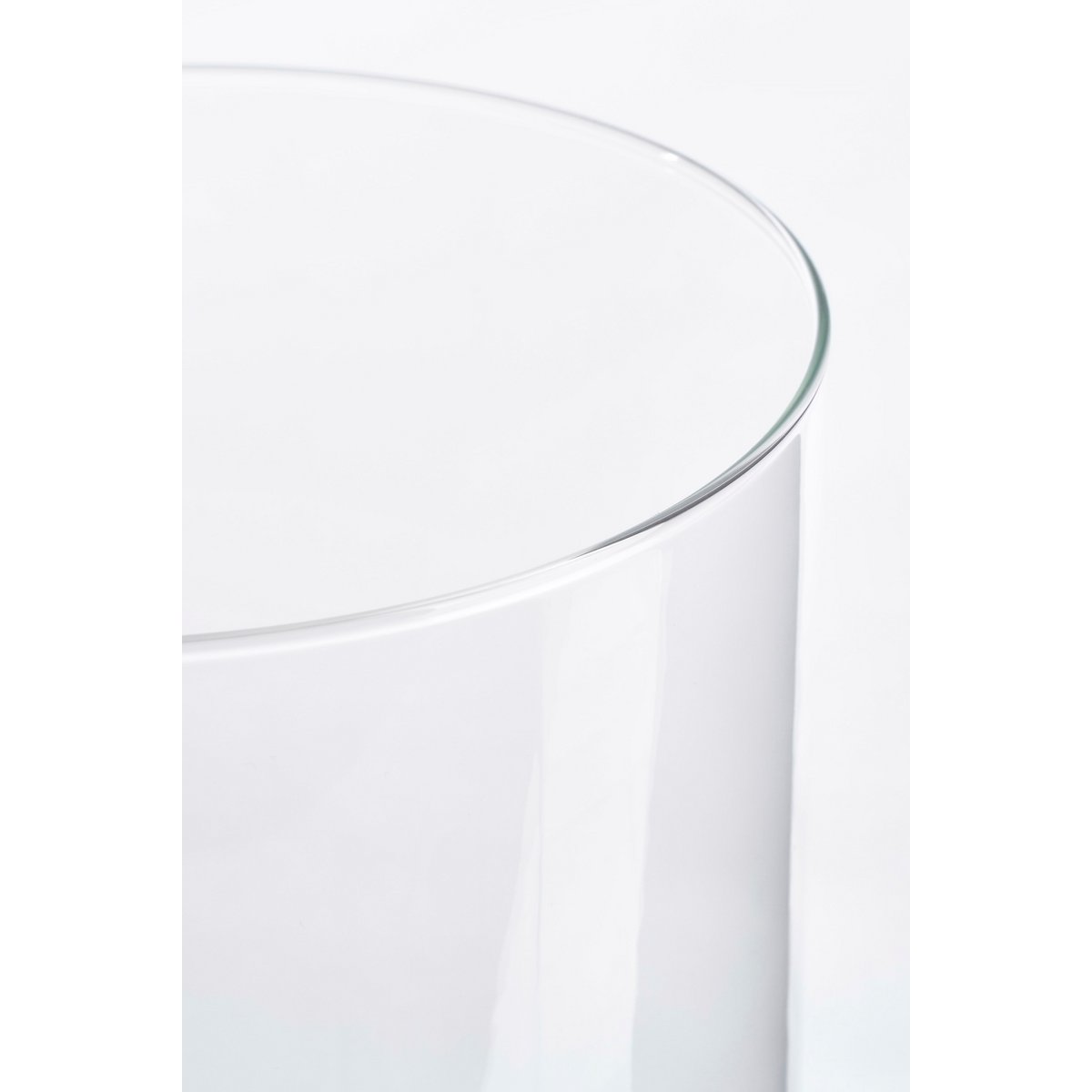 Carly Vase - H40 x Ø19 cm - Cylinder - Transparent