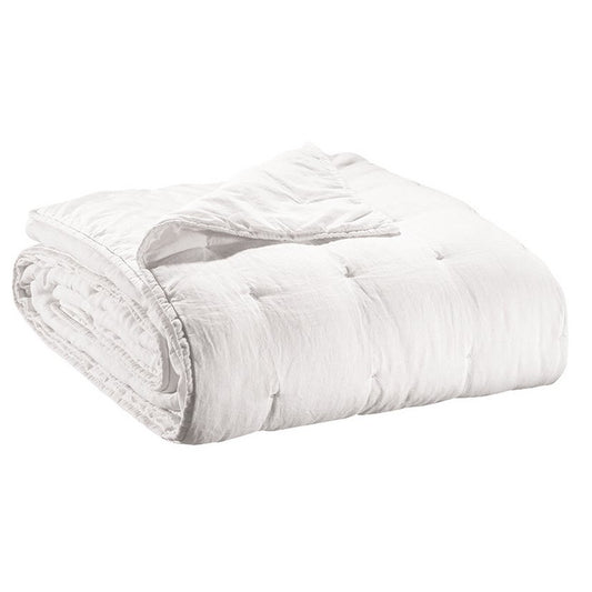 Zeff witte stonewashed sprei 180 x 260