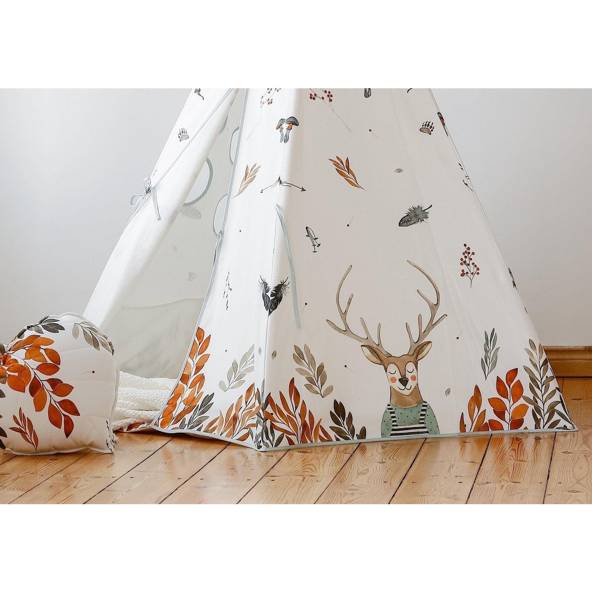 Tipi en mattenset "Forest Friends"