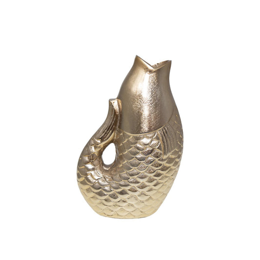 Golden Fish Vase 16x10x24,5 cm