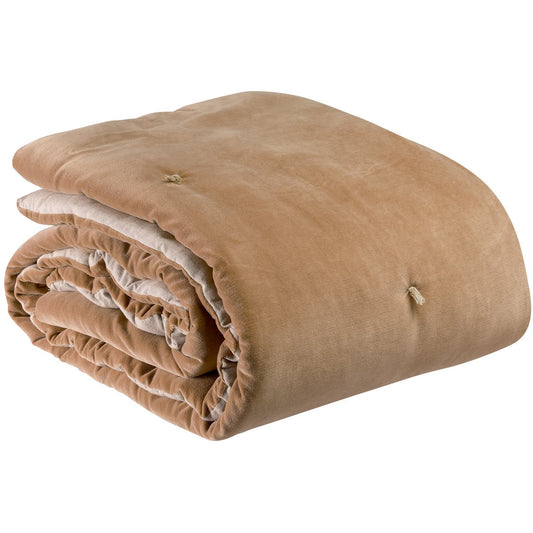 Elise Camel geknoopte stippendeken 140 x 200