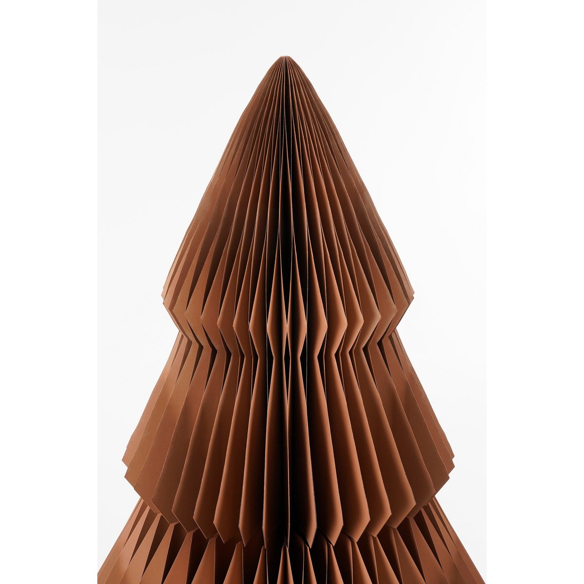 Decoratie Kerstboom - H152 x Ø104 cm - Papier - FSC Mix - Bruin