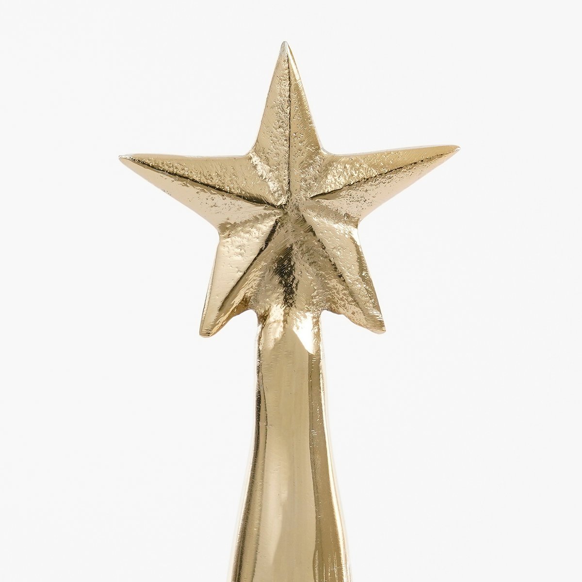 Decoratie Kerstboom - H43 x Ø13 cm - Aluminium - Goud
