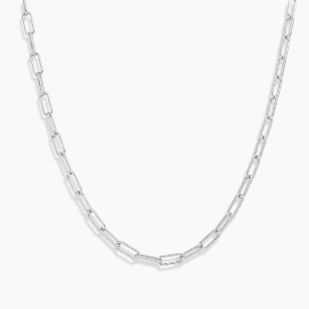 Kleine paperclip ketting