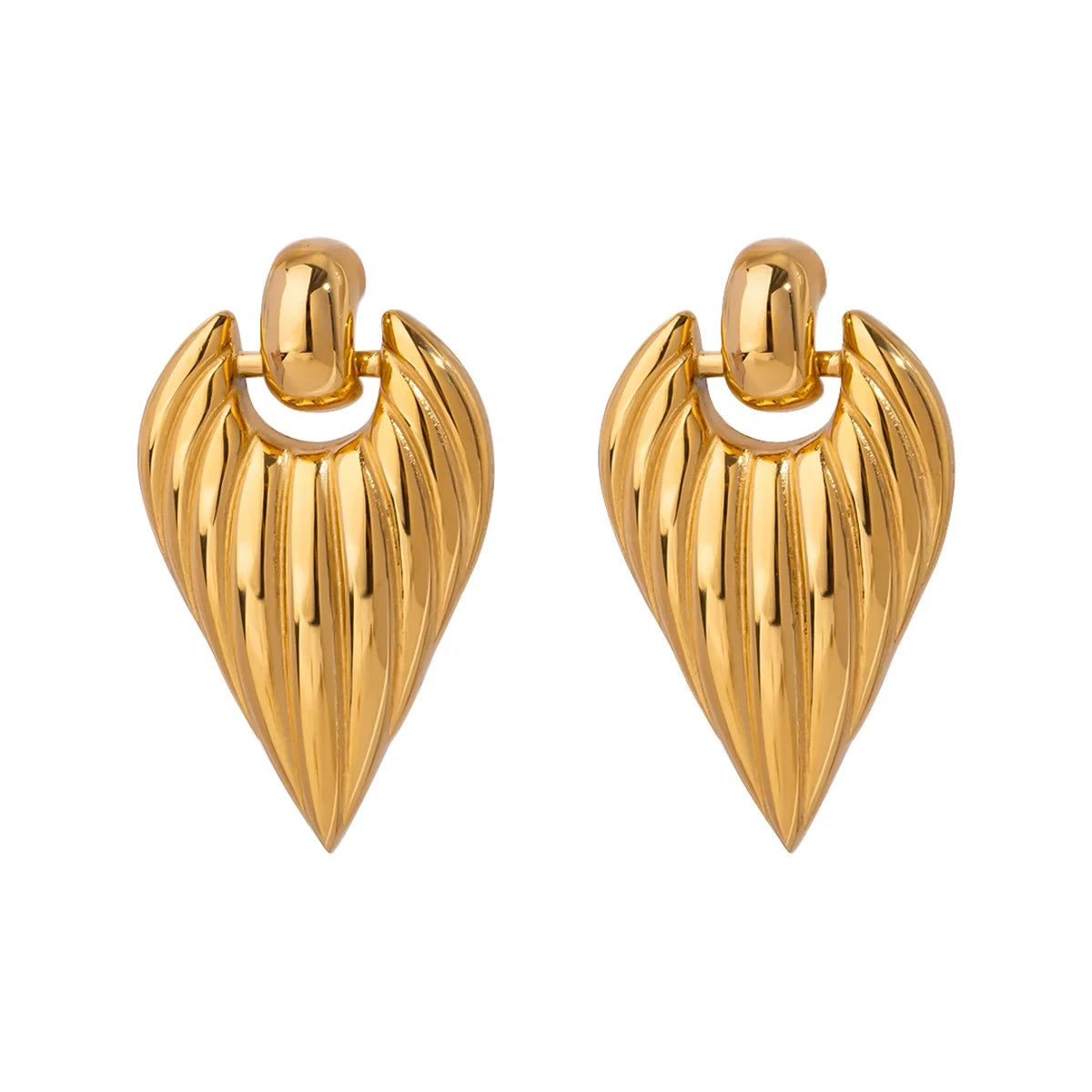 LOUIZ Gold Statement Oorbellen