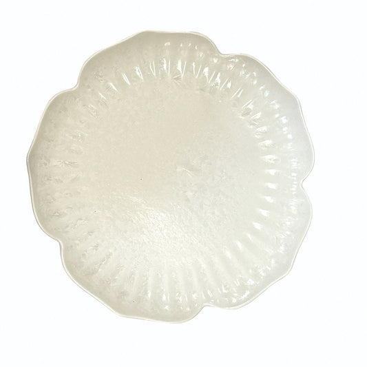 Floral White Porselein Dessert Plate 18,5 cm