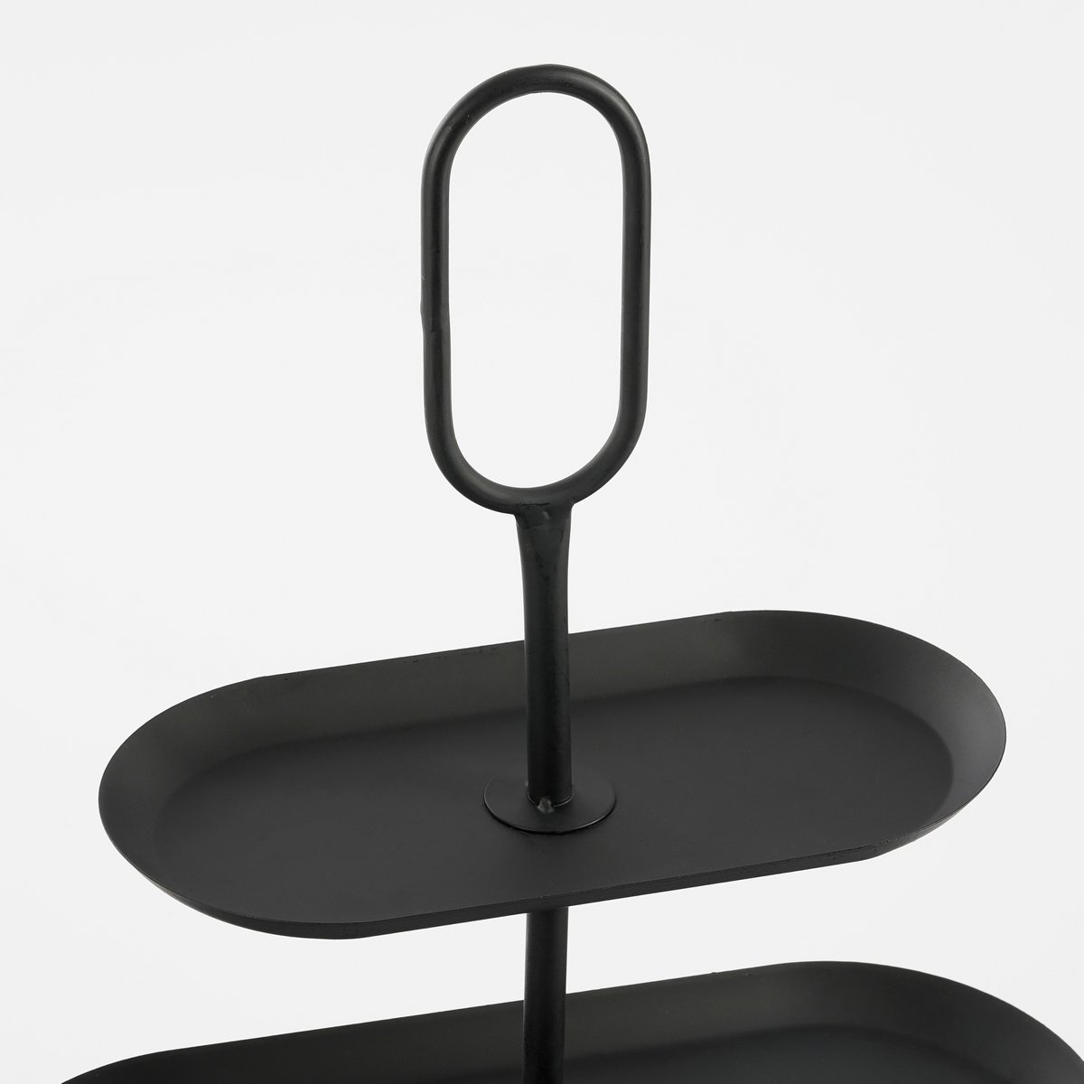 Rama Etagere 2 Laags - L38 x B17 x H37 cm - Metaal - Zwart