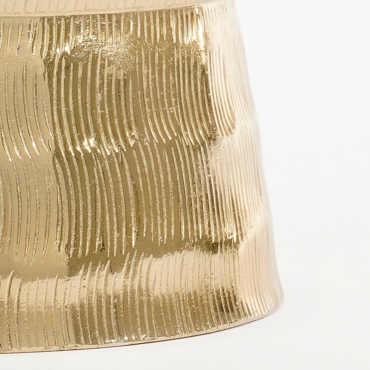 Decoratie Kerstboom - H43 x Ø13 cm - Aluminium - Goud