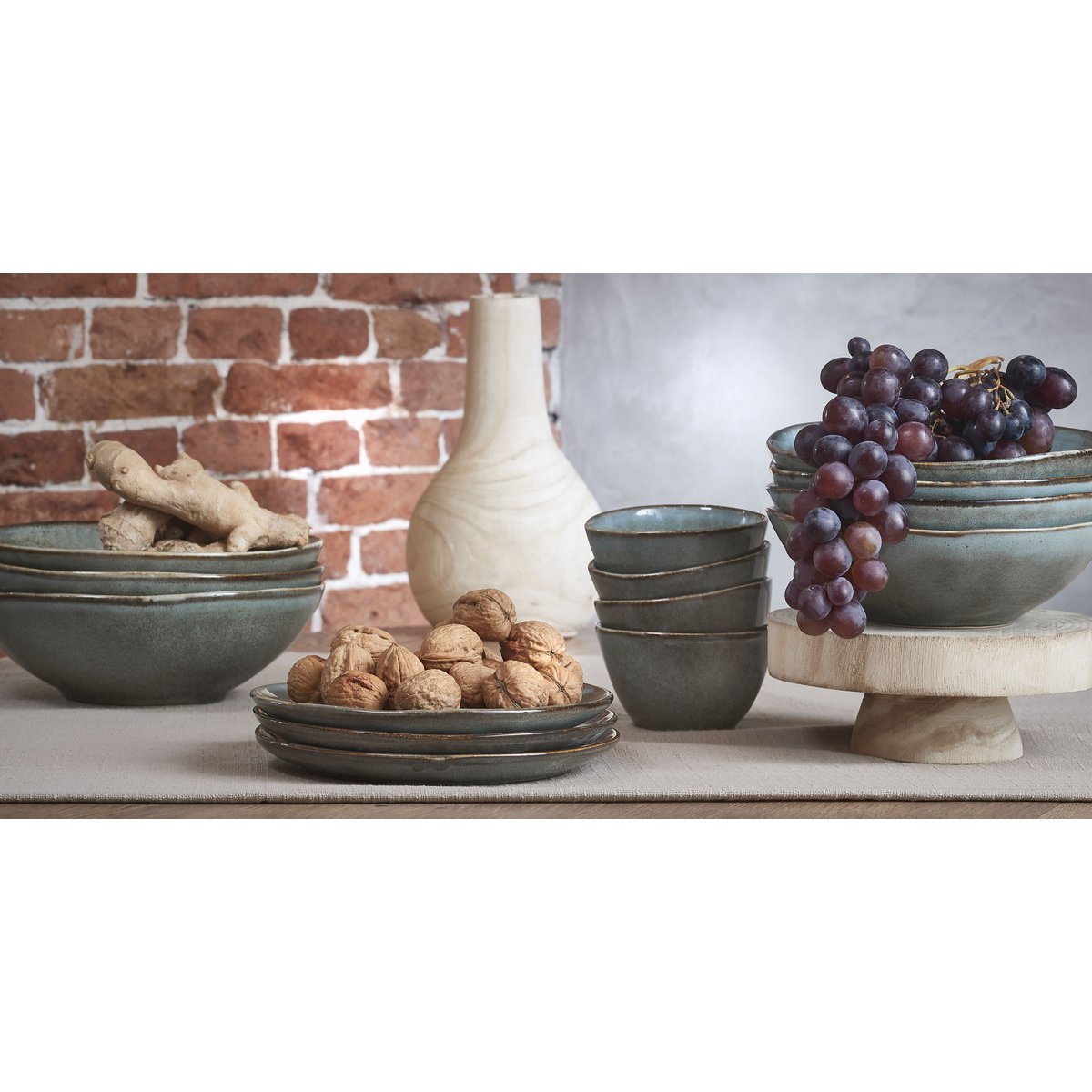 Tabo Schaal - H8 x Ø24 cm - Groen