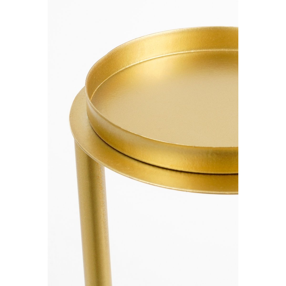 Aletta Kandelaar - L15 x B15 x H48 cm - Metaal - Goud