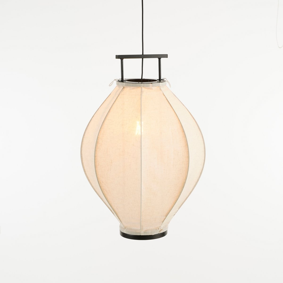 Pego Hanging lamp - H73 x Ø54 cm - Linen - Off White