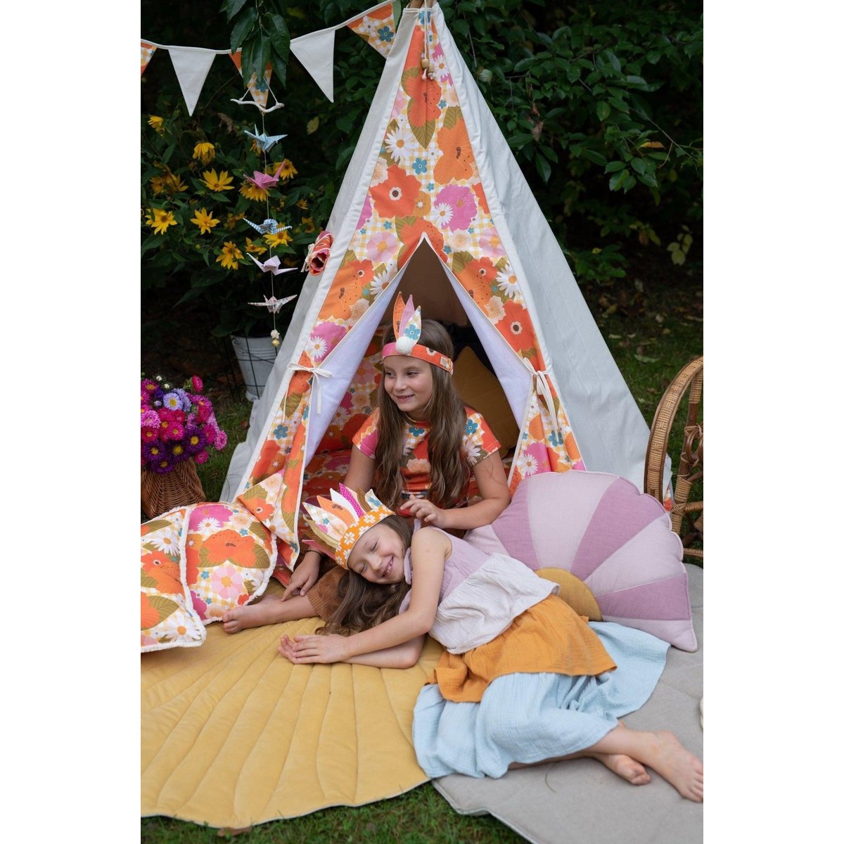 "Picknick met bloemen" Hoofdband