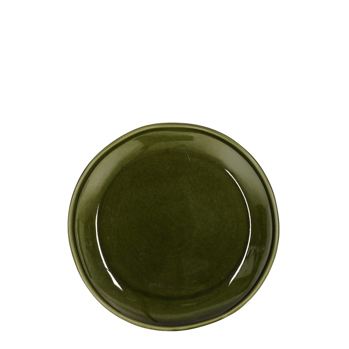 Rhea Ontbijtbord - Ø20 cm - Keramiek - Groen