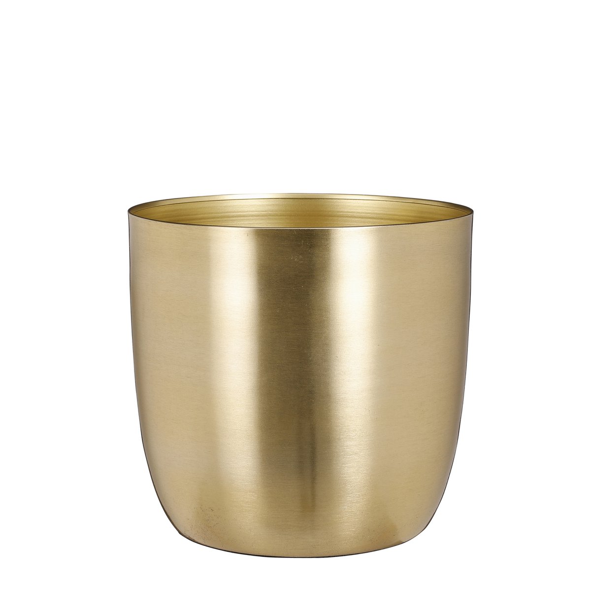 Alano Bloempot - H21 x Ø22 cm - Metaal - Goud