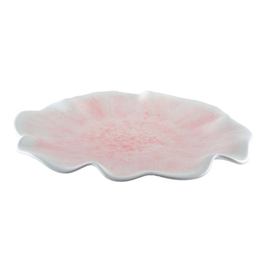 Roze presentatieplaat in melamine 40x40x5cm