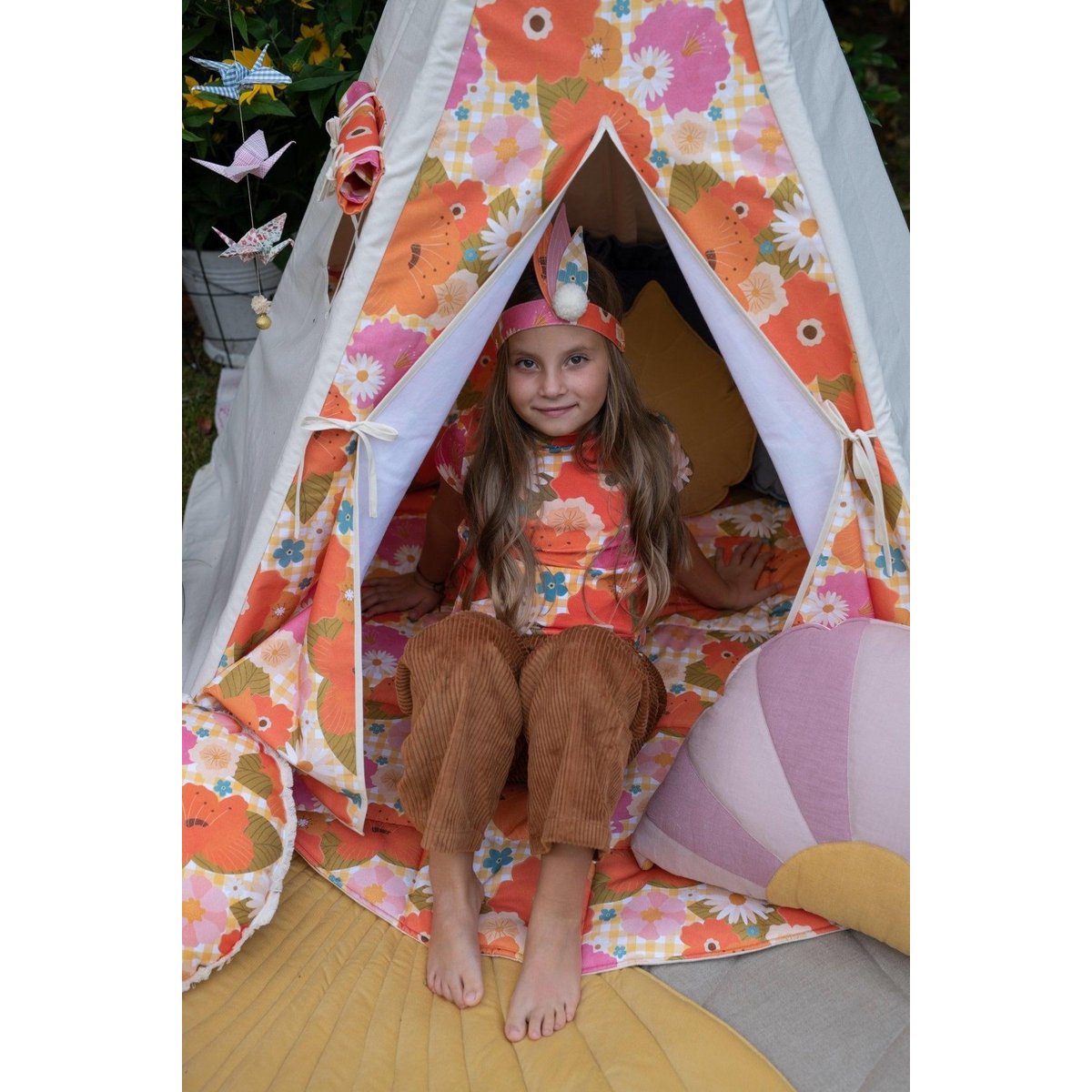 "Picknick met bloemen" Hoofdband