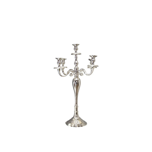 6 60 cm Silver Light Candle Holder