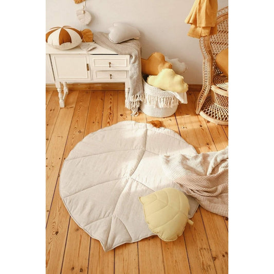 Linnen Bladmat "Zand"