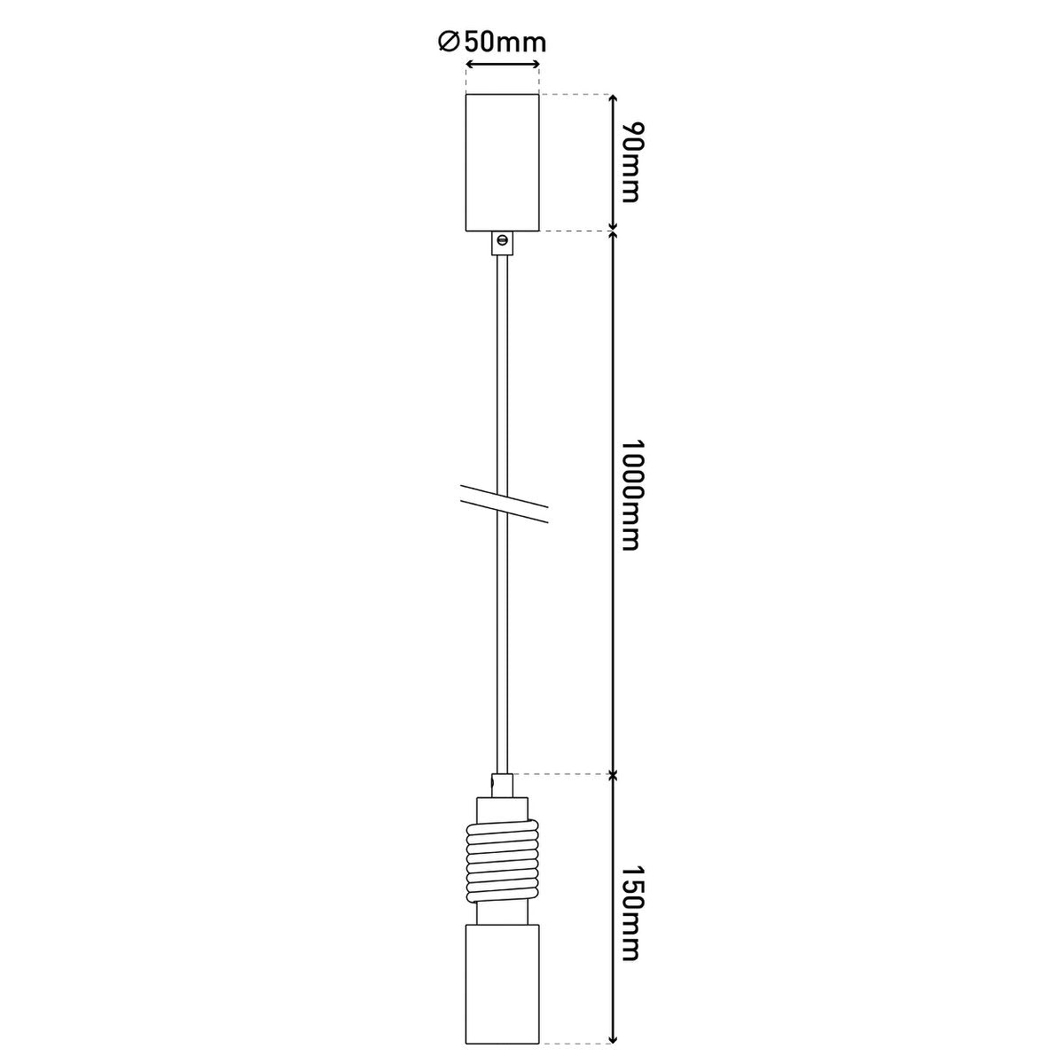 Holzbaldachin met textielkabel "Bento", in Natuur, E27 -versie, verlichting voor woonkamer of kantoor
