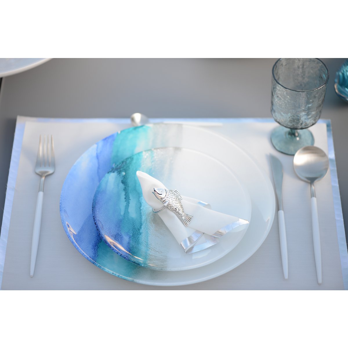 24 stuks zilver en wit