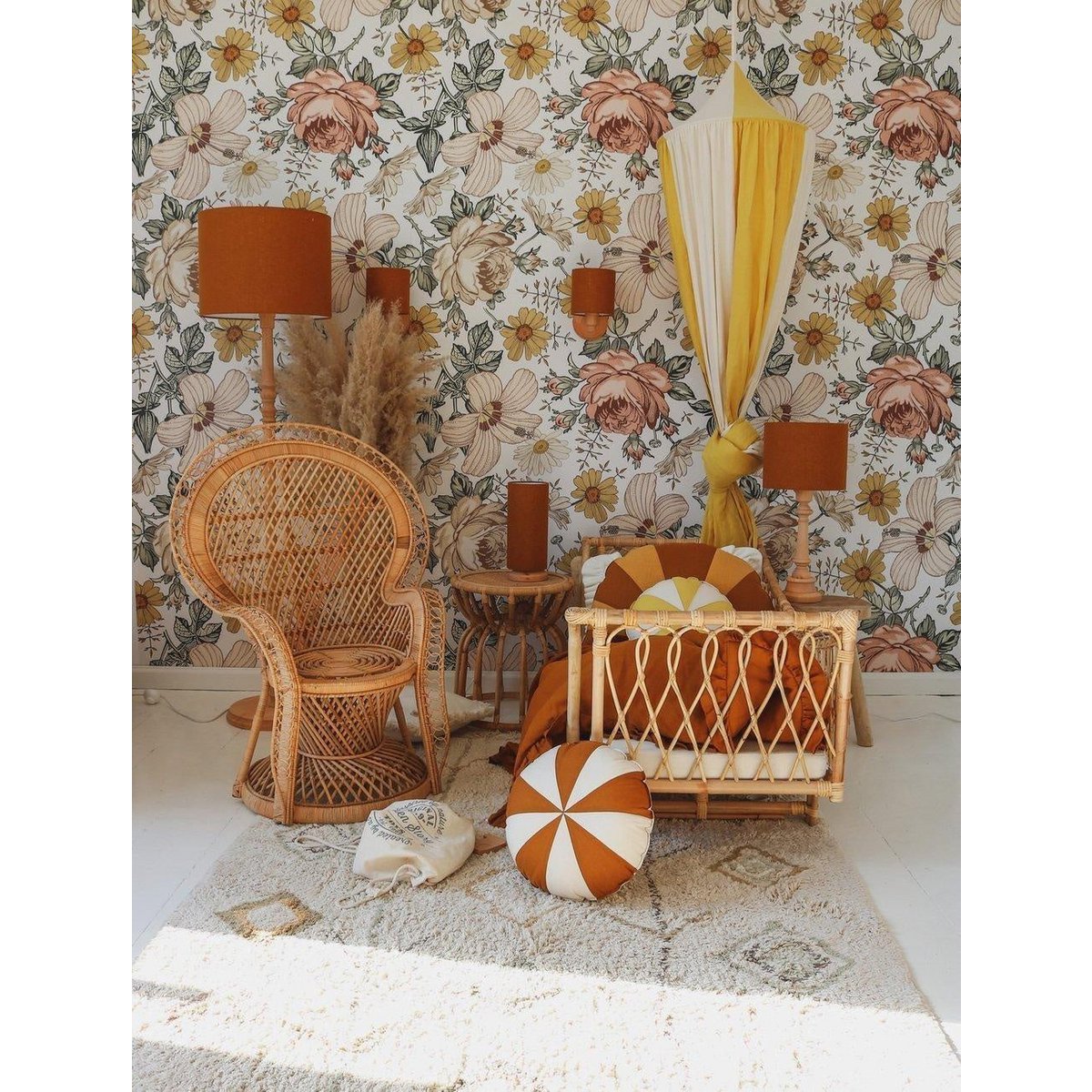 Patchworkkussen 'Caramel Candy'