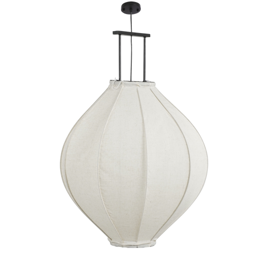 Pego Hanging Lamp - H94 x Ø70 cm - Linen - Off White