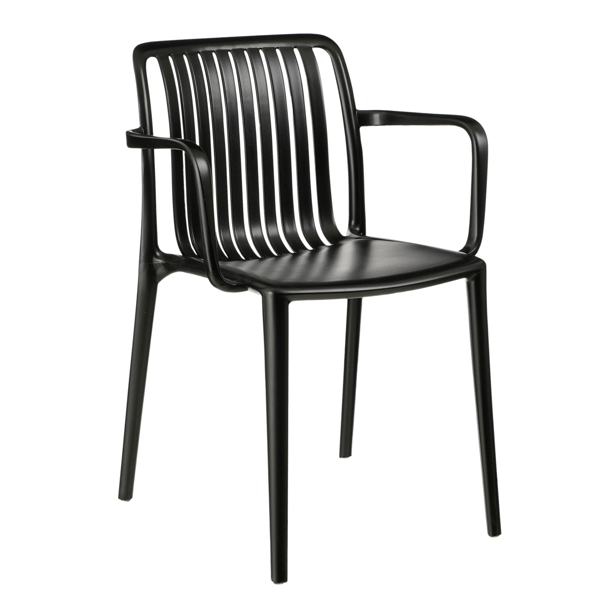 Paloma Garden chair - L53 x W53 x H78 cm - Polypropylene - Black