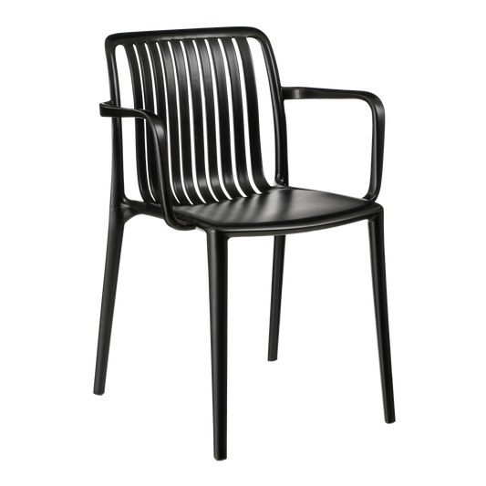 Paloma Garden chair - L53 x W53 x H78 cm - Polypropylene - Black