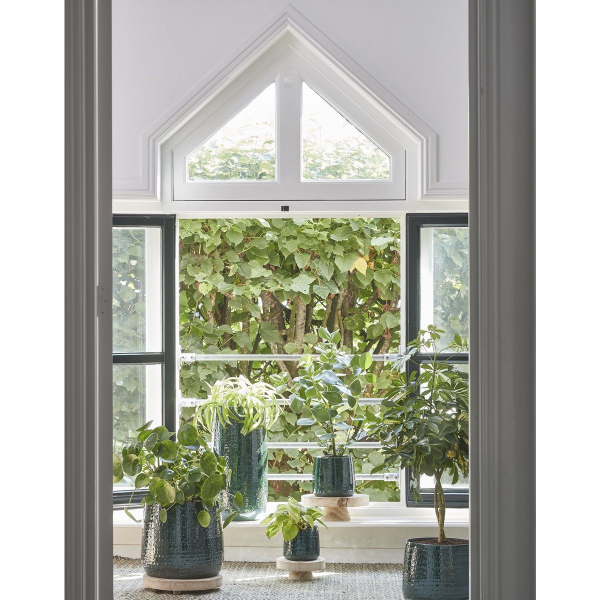 Pia Plantenstandaard - H11 x Ø30 cm - Hout - Lichtbruin