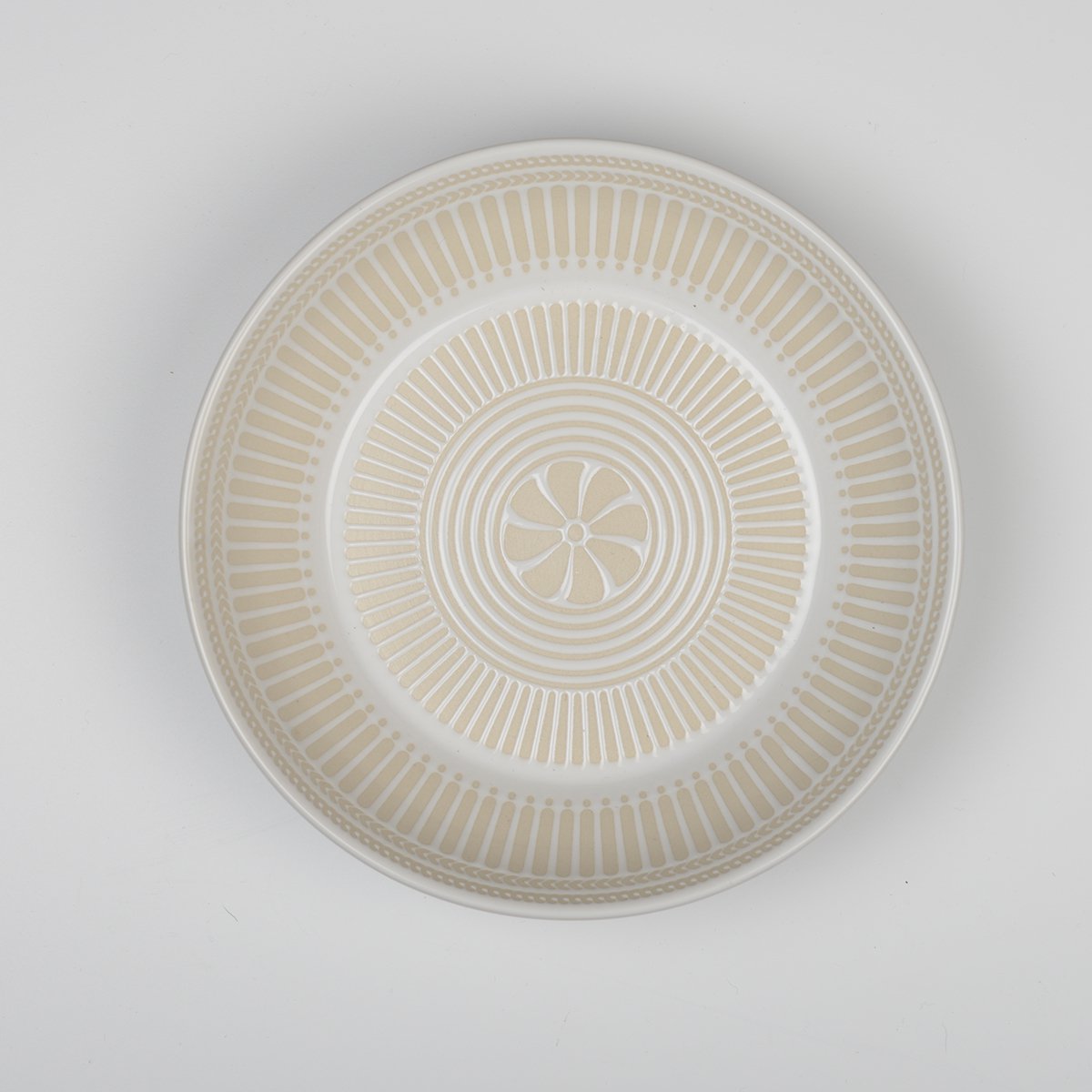 WHITE SOUP PLATE 20CM