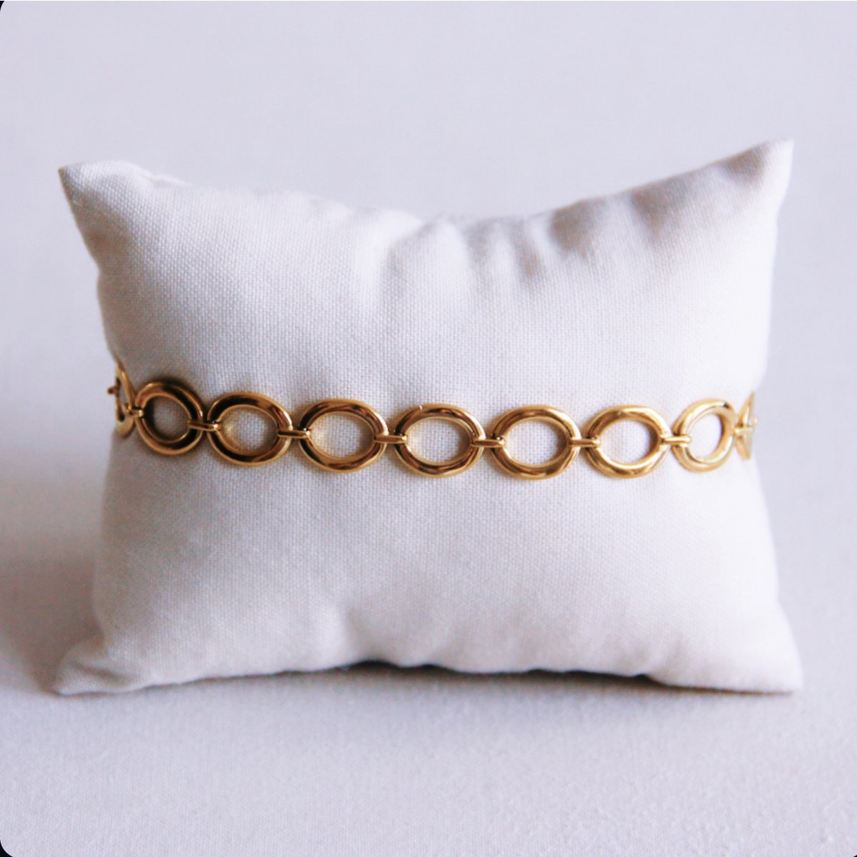 Ovaal gekoppelde armband