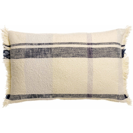 Coussin Jacquard Jane Multico Marine 40 x 65