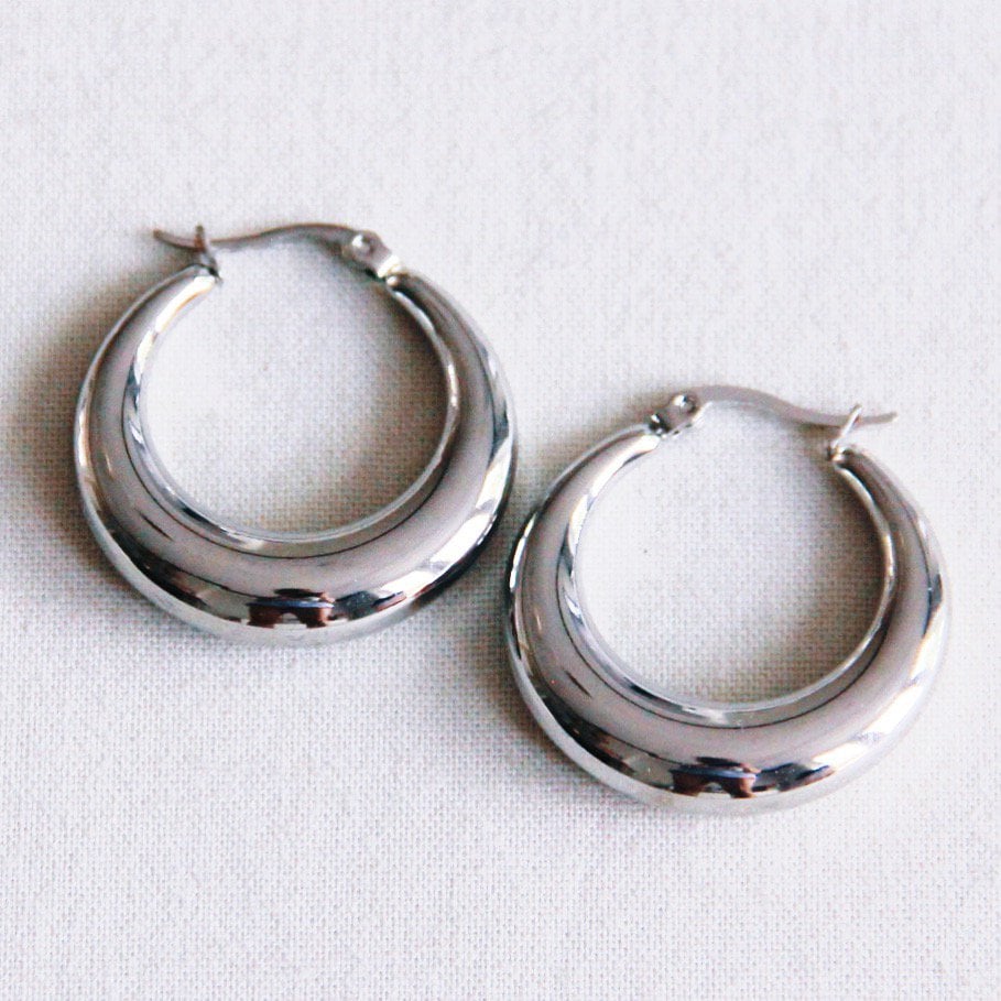 EA509: RVS creool 30mm “breed” – zilver