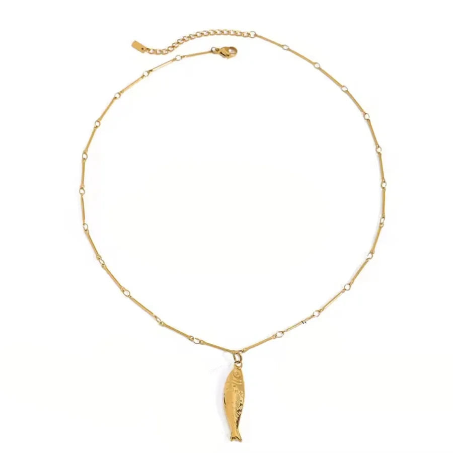 LOUIZ Gouden Vis ketting