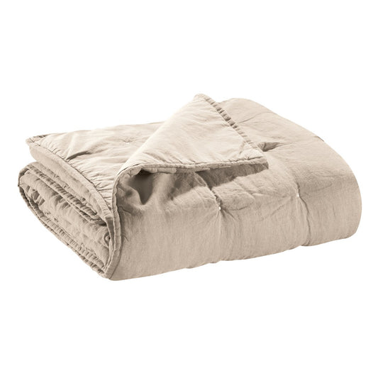 Bedsprei Stonewashed Zeff Naturel 180 x 260