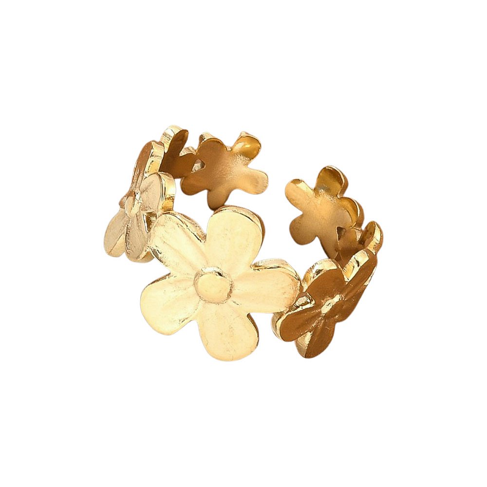 LOUIZ Ring met Bloemen