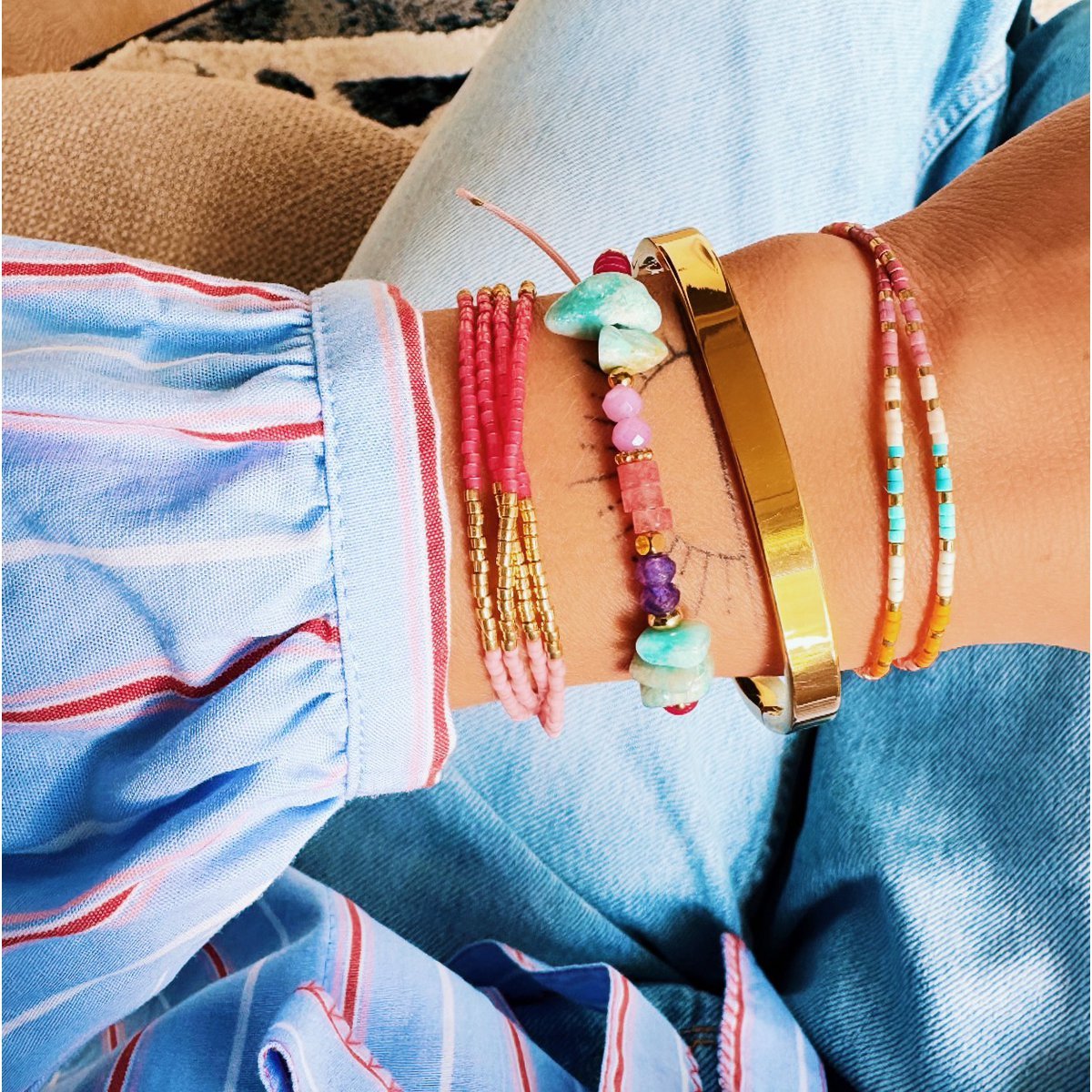 Rechthoekige kleine armband