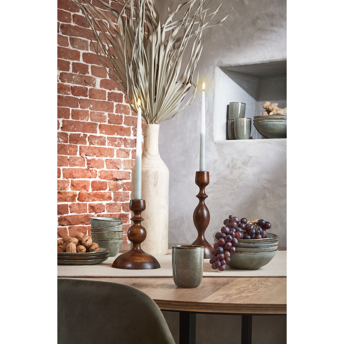 Tabo Schaal - H8 x Ø24 cm - Groen