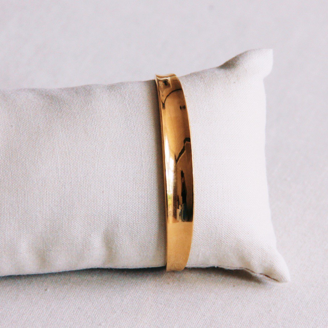 Bangle breed uitlopend - goud