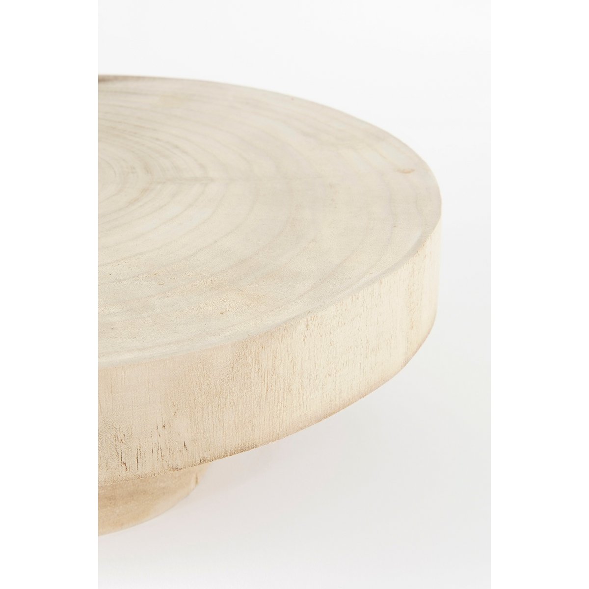 Pia Plantenstandaard - H11 x Ø30 cm - Hout - Lichtbruin