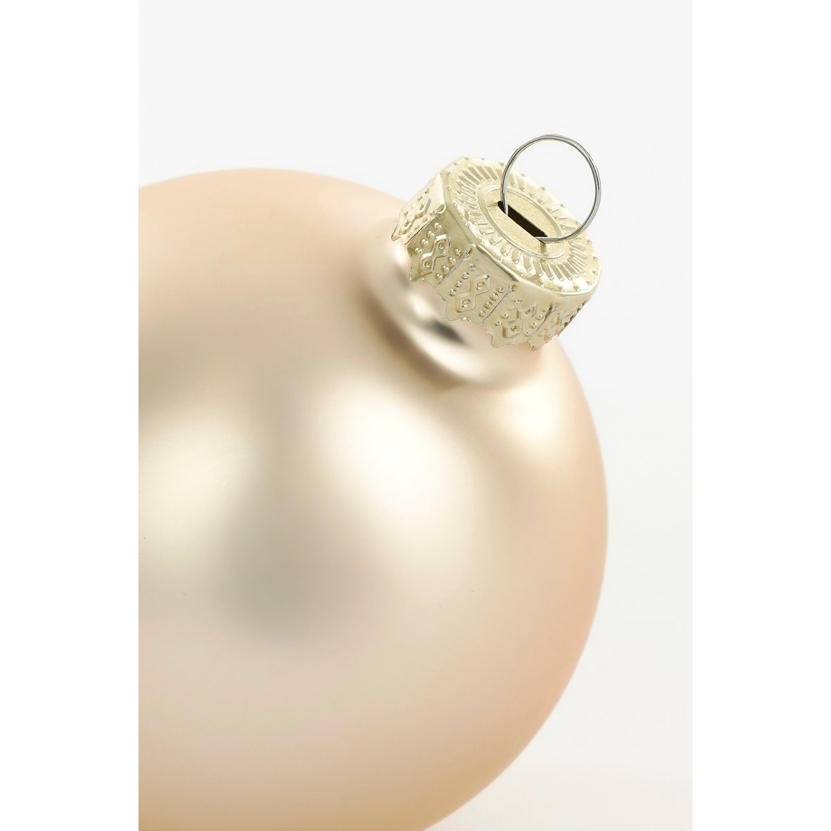 Kerstballen Set - 26 Stuks - Ø7 cm - Glas - Crème