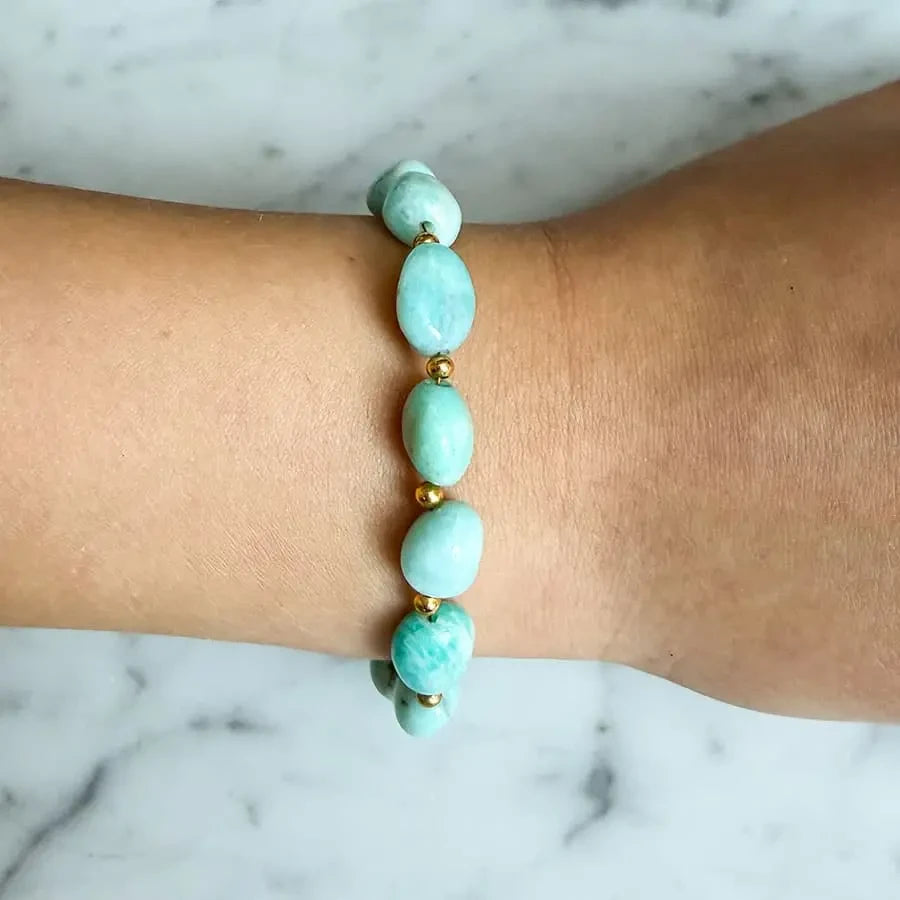 LOUIZ Amazoniet armband