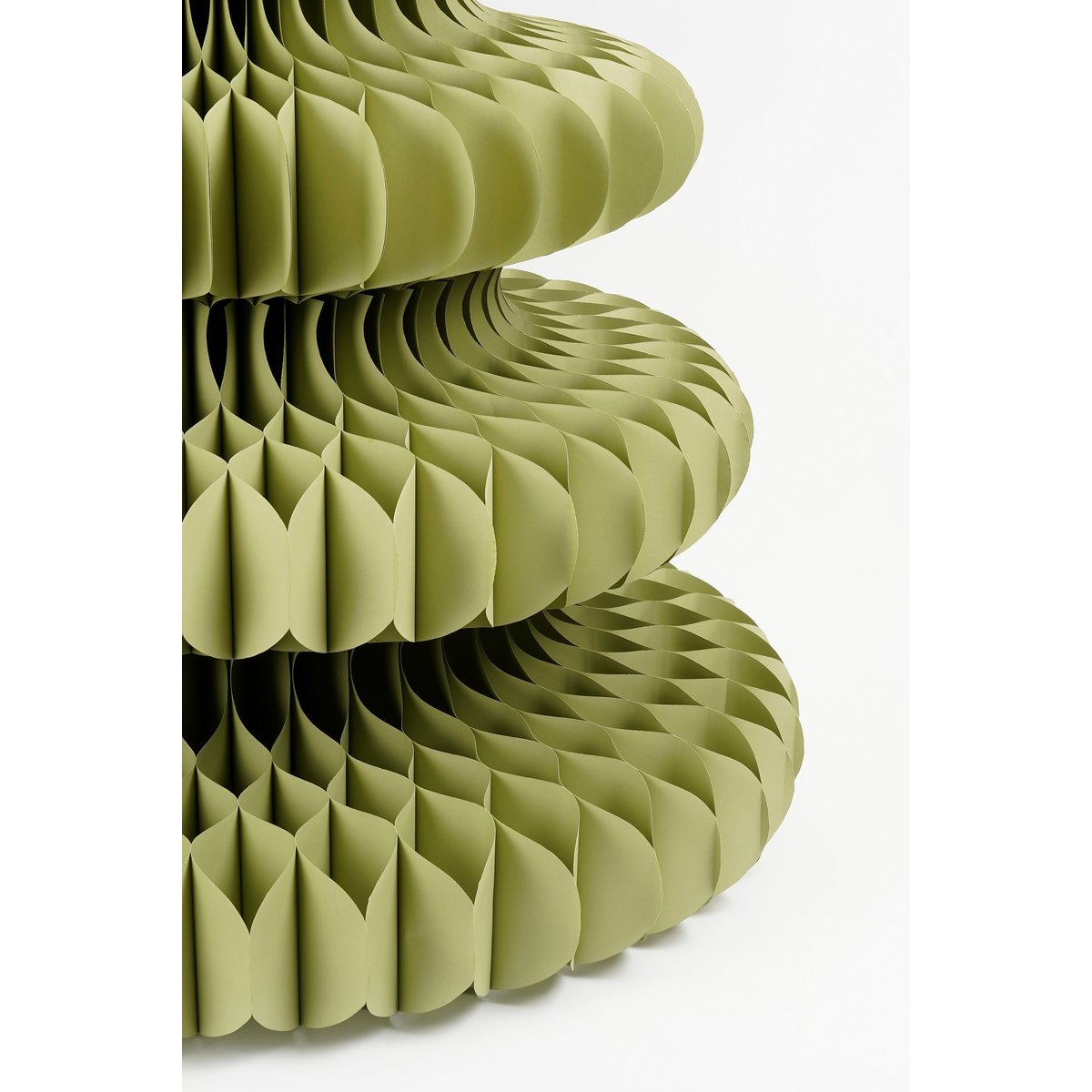 Decoratie Kerstboom - H212 x  Ø148 cm - Papier - FSC 100% - Groen